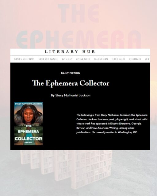 “By any means necessary. Freedom, justice, equality.”

“You good?” he asked, eyes deep brown and sparkling. She knew it. At first sight, their future was bright.
- From The Ephemera Collector by Stacy Nathaniel Jackson

Grateful to @literaryhub for sharing this excerpt from The Ephemera Collector. The archive isn’t only institutions and artifacts, it’s street corners, fashion choices, political doubt, and the exact moment two lives tilt toward each other.

Read the full excerpt: https://lithub.com/the-ephemera-collector/

You can request The Ephemera Collector from your favorite #library, preorder from your local bookstore - signed copies available from @SistahScifi, or grab a copy via @bookshop_org. 🖤📚

#TheEphemeraCollector #Afrofuturism #BlackFutures #LiteraryHub #SupportIndieBookstores #LibraryLove
