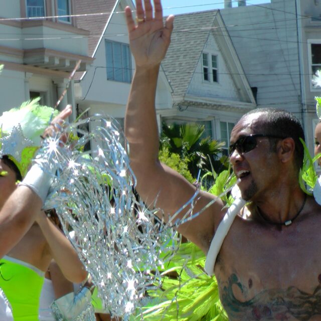 Flashback from the wayback machine. Glitter & feathers in the Mission back in the day when I wanted to be Samba King. 

I'd be lying if I said I still got it like that...

Happy 20th anniversary @sambaxedance! @raffafm 👏🔥🎉

Congrats to all still out there dancing.